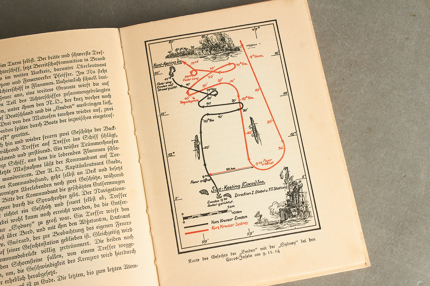WW2 Tysk Kriegsmarine Bog fra 1935. Original.