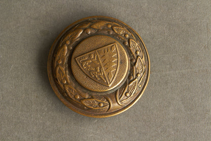 WW2 Tysk "Feuerwehr" Bæltespænde fra Schleswig-Holstein. Original.
