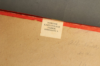 Dansk Kong Christian d. 10 Puslespil (komplet) i farver. Ses ikke tit. Original.