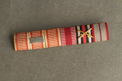 WW1/WW2 Tysk Spange. Stor, 6 bånd. Original.