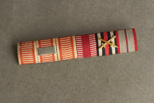 WW1/WW2 Tysk Spange. Stor, 6 bånd. Original.