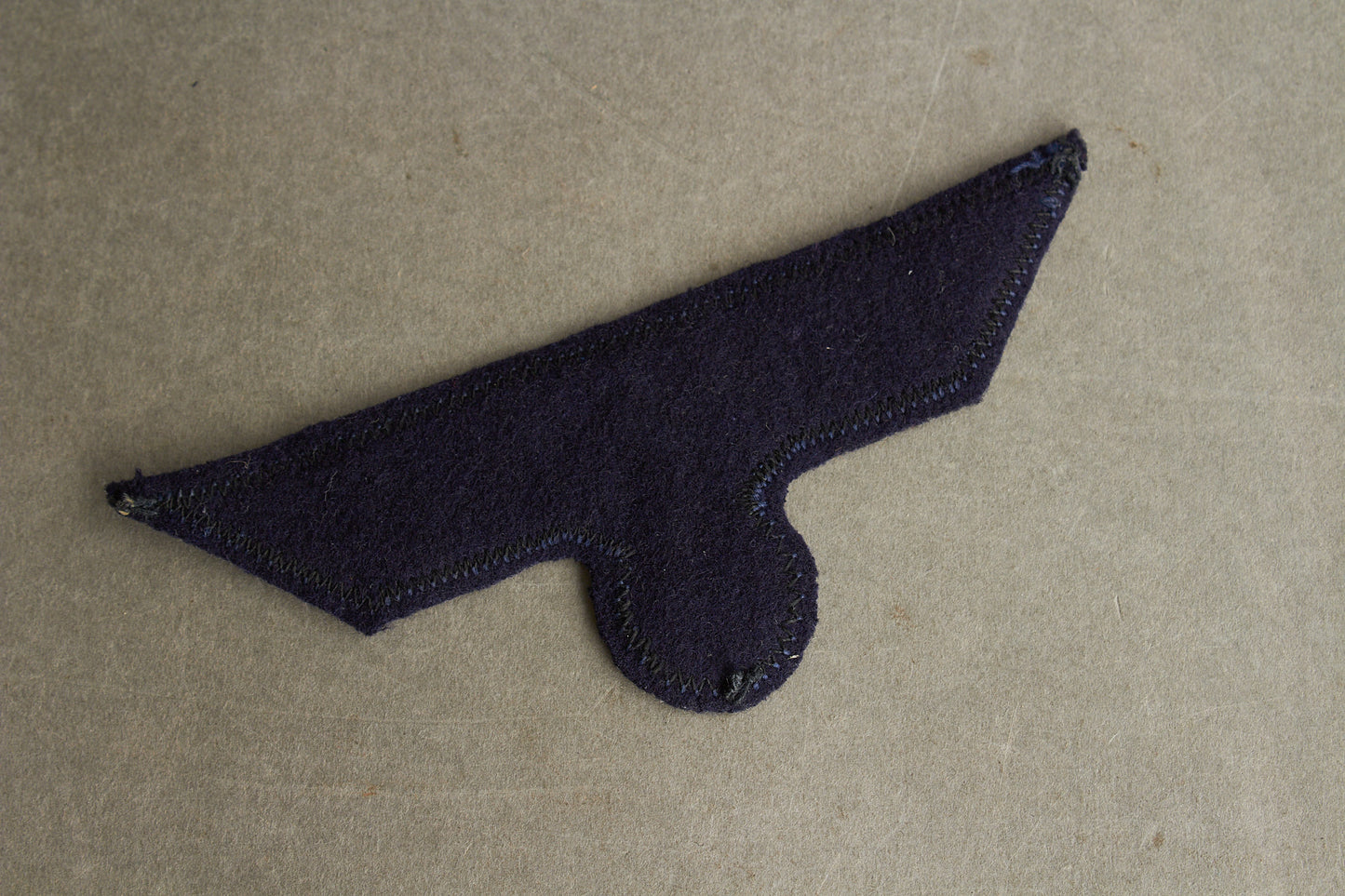 WW2 Tysk Kriegsmarine Brystørn. Har været påsyet uniform. Original.