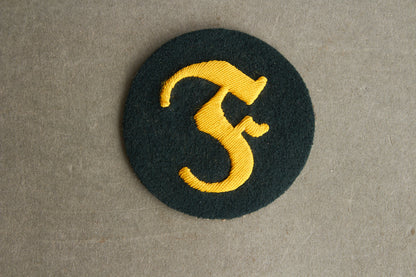 WW2 Tysk Wehrmacht Specialist Ærmemærke. "Luxus ausführung". Original.