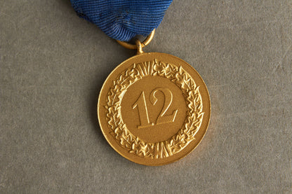 WW2 Tysk "12 års tro tjeneste" Medalje. Original.