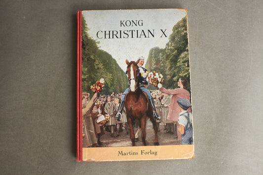 Dansk Kong Christian d. 10 "Kong Christian X" Bog. Original.