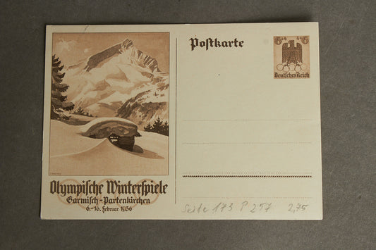 WW2 Tysk Postkort. Original.