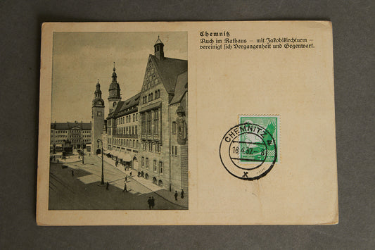 WW2 Tysk Postkort. Original.