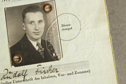 WW2 Tysk Luftwaffe "Flugfunkzeugniz und Luftfahrerschein für Bordfunker". Original.
