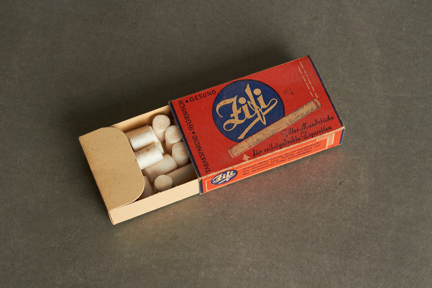 WW2 Tysk Cigaret Filtre. Original.