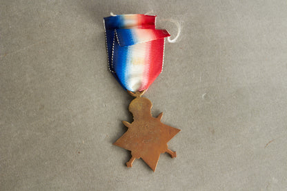 WW2 Tysk Engelsk 1914-1914 Star. Tildelt og med navn. Original.