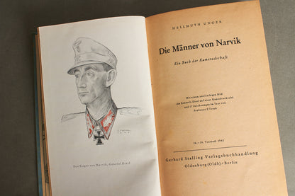 WW2 Tysk Narvik Gebirgsjäger Bog. Original.