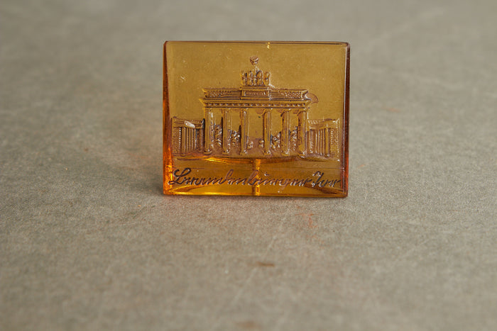 WW2 Tysk WHW Glas Mærke. Original.