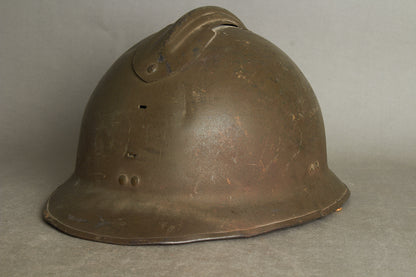 WW1/WW2 Fransk M26 Kolonial "Adrian" Hjelm. Original.