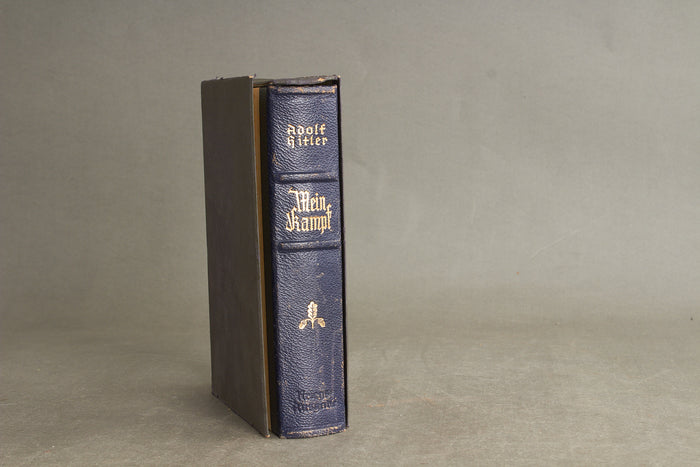 WW2 Tysk Mein Kampf i Bryllupsudgave. Med hilsen fra Borgmesteren. Sjælden. Original.