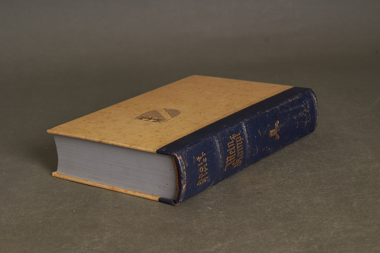 WW2 Tysk Mein Kampf i Bryllupsudgave. Med hilsen fra Borgmesteren. Sjælden. Original.