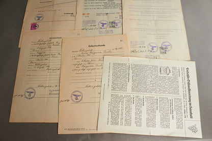 WW2 Tysk Blandet Lot. Original.