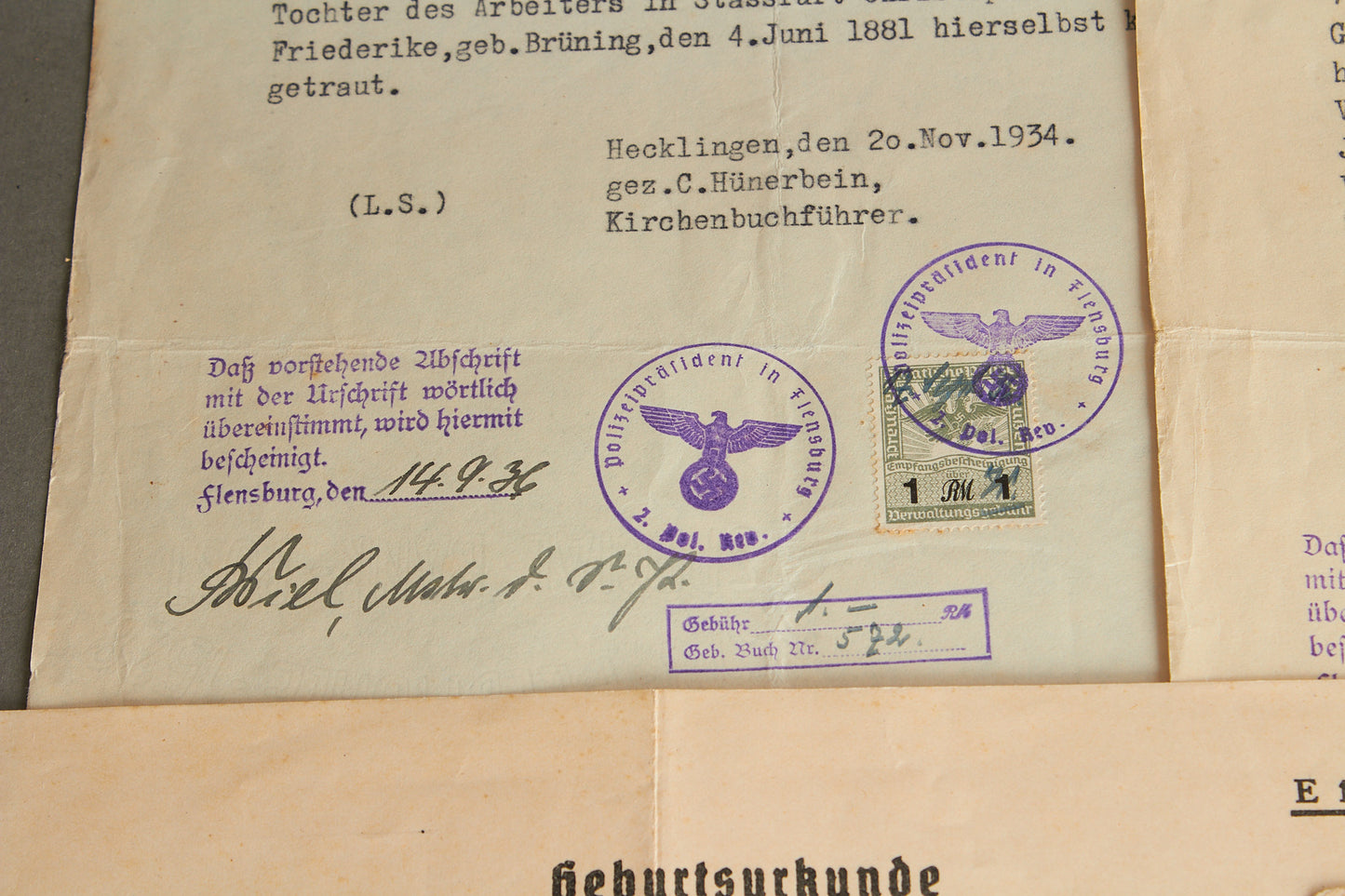 WW2 Tysk Blandet Lot. Original.