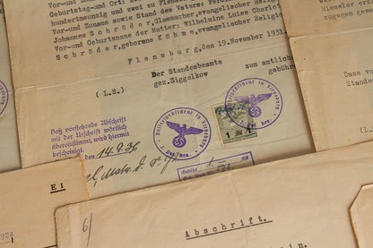 WW2 Tysk Blandet Lot. Original.