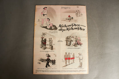 WW2 Tysk Luftwaffe "Der Adler" Blad. Original.