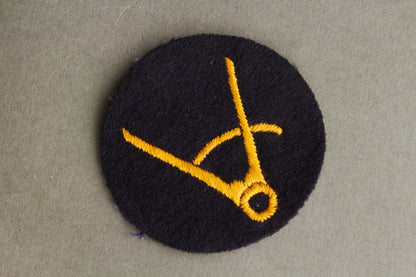 WW2 Tysk Kriegsmarine Specialist Ærmemærke. Med fremstiller stempel. Original.