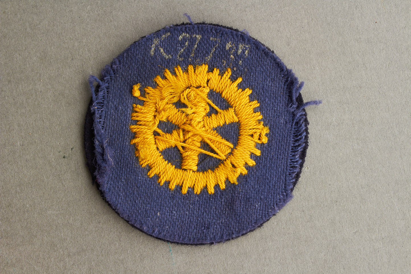 WW2 Tysk Kriegsmarine Specialist Ærmemærke. Med fremstiller stempel. Original.