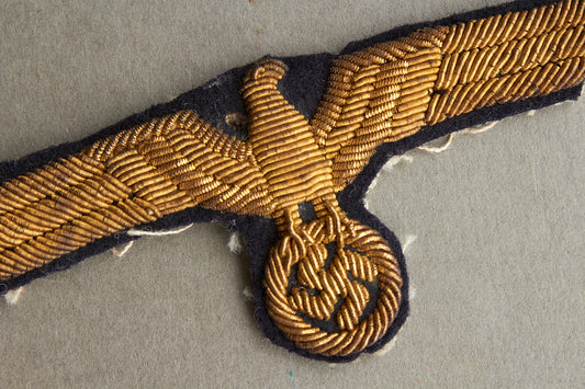 WW2 Tysk Kriegsmarine Officer Brystørn. Original.