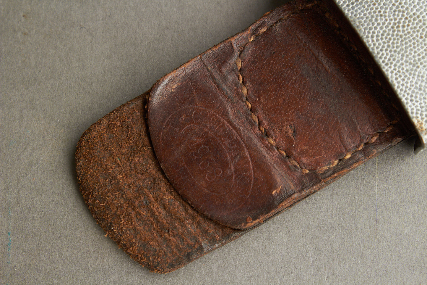 WW2 Tysk "Feuerschutzpolizei" i Hamborg Bæltespænde. Med fremstiller og 1938. Original.