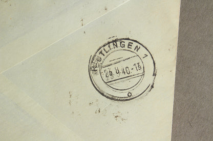 WW2 Tysk Konvolut med næsten alle Hindenburg frimærker. Ses ikke tit. Original.