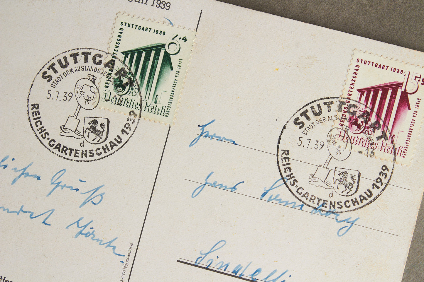 WW2 Tysk Postkort. Original.