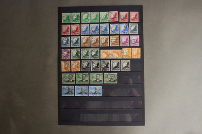 WW2 Tysk Lot af Frimærker. Flere gode og sjældne. 46 stk. Original.