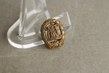 WW2 Tysk DRL Sportabzeichen i Bronze. Miniature. Original.