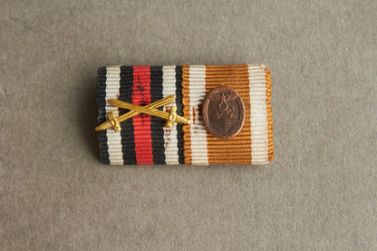 WW2 Tysk Spange med miniature. Original.