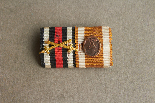 WW2 Tysk Spange med miniature. Original.