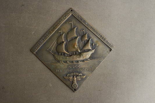 WW2 Tysk NSKK Plakette. Original.