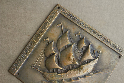 WW2 Tysk NSKK Plakette. Original.