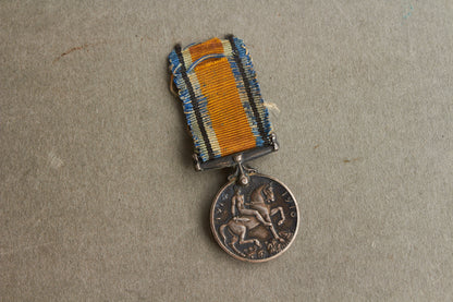 WW1 Engelsk "1914-1918" Miniature medalje i ægte sølv. Original.