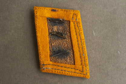 WW2 Tysk Luftwaffe "Flieger" (Flyvende personel) Kravespejl. Fjernet fra uniform. Original.