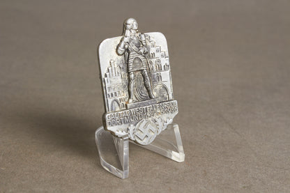 WW2 Tysk NSDAP "Gautag" Tinnie from 1936. Original.