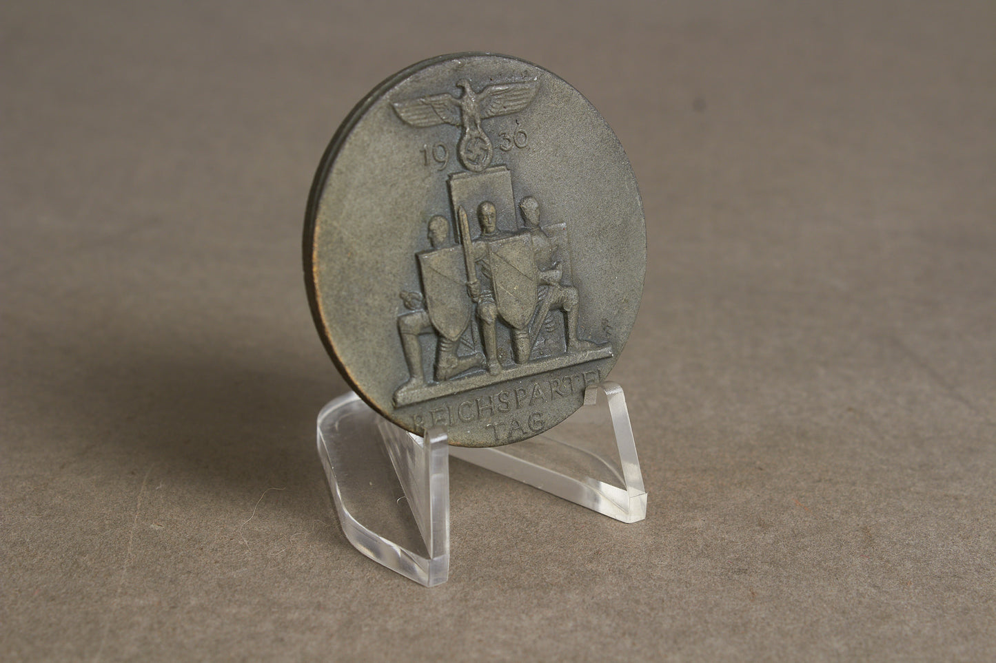 WW2 Tysk "Reichsparteitag 1936" Tinnie. Original.