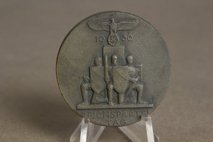 WW2 Tysk "Reichsparteitag 1936" Tinnie. Original.