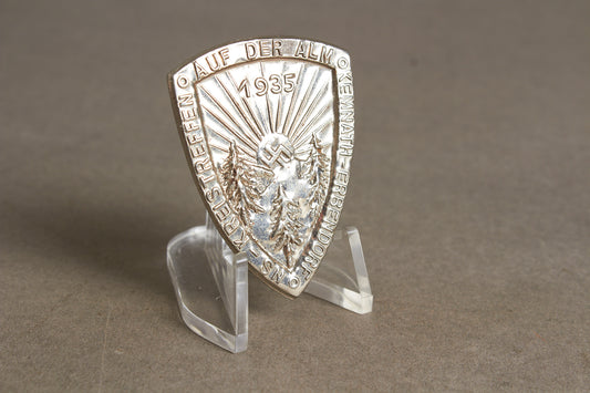 WW2 Tysk Tidlig NSDAP Tinnie from 1935. Original.