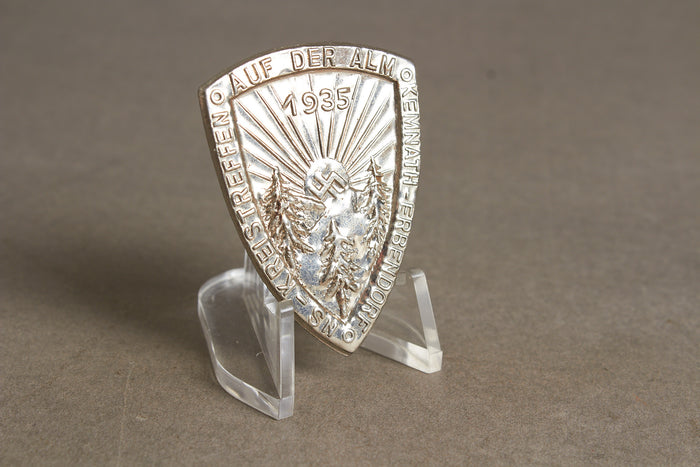 WW2 Tysk Tidlig NSDAP Tinnie from 1935. Original.