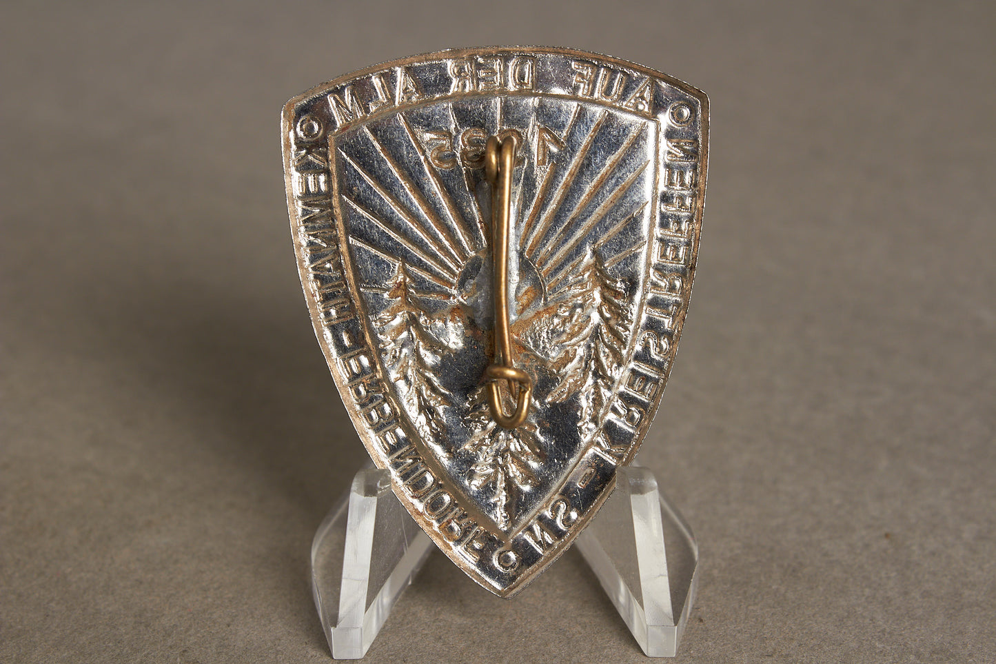 WW2 Tysk Tidlig NSDAP Tinnie from 1935. Original.