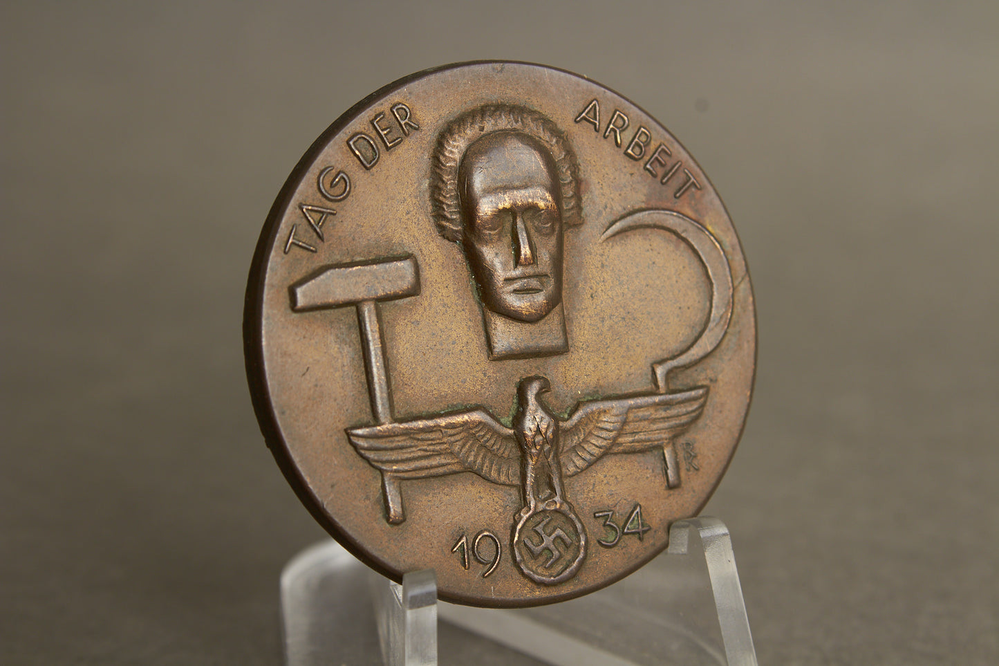 WW2 Tysk Dagsbadge. Original.