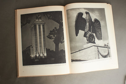 WW2 Tysk/Dansk Nazistisk udgivelse "Moderne Tysk Arkitektur". En af de bedre. A4-størrelse. Original.