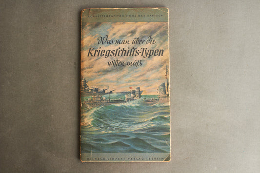 WW2 Tysk Kriegsmarine "Skibs Genkendelse" Hæfte. Original.
