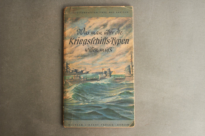 WW2 Tysk Kriegsmarine "Skibs Genkendelse" Hæfte. Original.