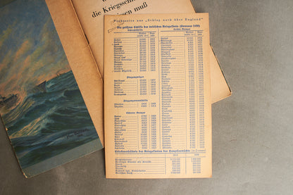 WW2 Tysk Kriegsmarine "Skibs Genkendelse" Hæfte. Original.