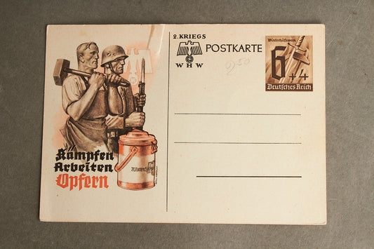 WW2 Tysk WHW Postkort. Original.