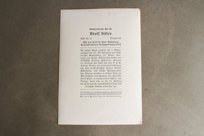 WW2 Tysk "Cigaretten Album" Billede. 12x17 cm. Godt motiv. Original.